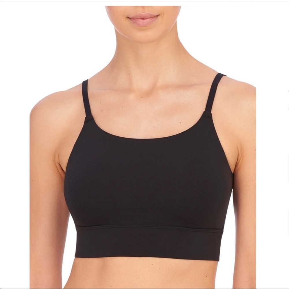 NATORI Bliss Flex Bralette, Small, Black, NWT